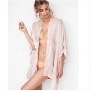 NWT Victoria's Secret Kimono swim cover mosaic print One size